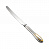 Серебряный столовый нож с позолотой «Ампир»
