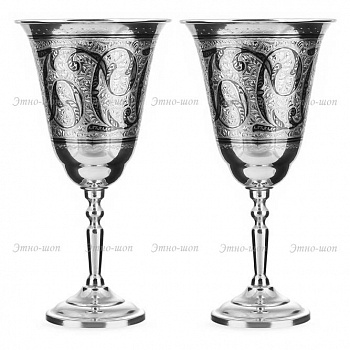 Серебряные винные бокалы «Шардоне» (пара)
