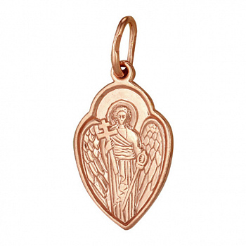 Серебряная подвеска «Ангел-Хранитель» с позолотой