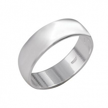 Серебряное кольцо «Блеск» без вставок