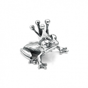 Серебряный кошельковый талисман «Царевна-лягушка»