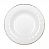 Фарфоровая глубокая тарелка «Золотая лента» форма «Нега»