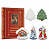 Новогодний подарочный набор с игрушками и книгой «Чудеса под рождество»
