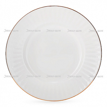 Фарфоровая тарелка «Золотой кантик 2»