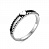 Серебряное кольцо «Сердечко»