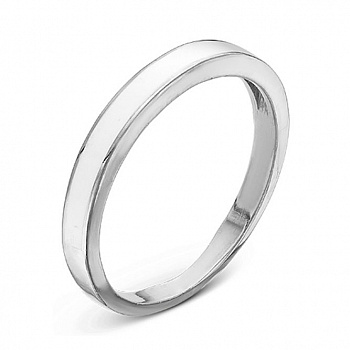 Серебряное кольцо без вставок «Классика»