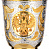 Серебряный бокал «Гербовый» с позолотой