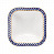 Фарфоровый четырехпорционный салатник «Кобальтовая сетка» форма «Молодежная»