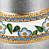 Серебряная рюмка с позолотой «Цветочная»