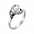 Серебряное кольцо «Единение» с жемчугом