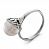 Серебряное кольцо с жемчугом «Дымка»