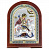 Икона с серебряным напылением «Св. Георгий Победоносец»