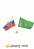 Пара флагов настольных: российский  и республики Адыгея