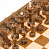 Резные нарды и шахматы из бука «Гранат»
