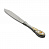 Серебряный нож для рыбы с позолотой «Государственный»