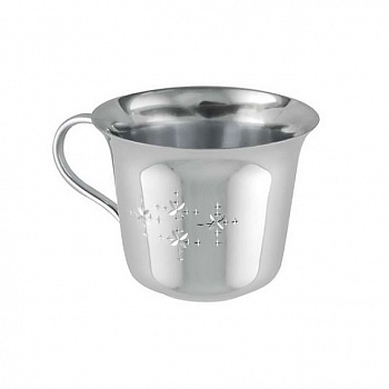 Серебряная чашка «Звездочки»