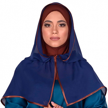 Быстронадеваемый хиджаб "Хризантема"