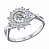 Серебряное кольцо "Каменный цветок"
