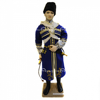 Кукла в кавказском костюме «Джигит»