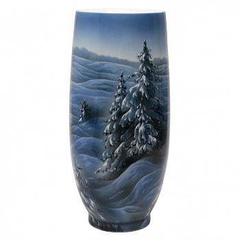 Фарфоровая ваза «Зима»