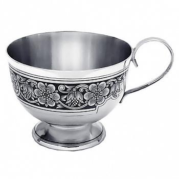 Серебряная чашка «Весенняя»