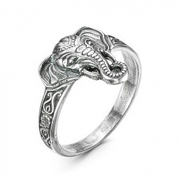 Серебряное кольцо «Индийский слон»