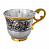 Серебряная чашка с позолотой «Орнамент»