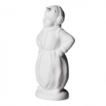 Фарфоровая скульптура «Снеговик»