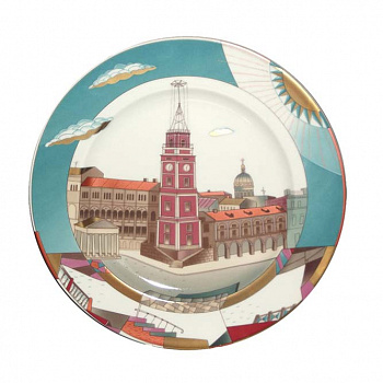 Фарфоровая декоративная тарелка «Невский проспект»