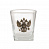 Коллекционный сувенирный стакан для виски «Герб России»