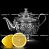 Серебряный заварочный чайник «Украшение»