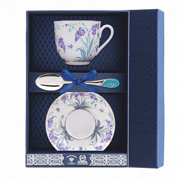 Фарфоровый чайный набор «Незабудки»
