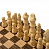 Деревянные шахматы с инкрустацией