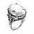 Серебряное кольцо «Перстень» с фианитом