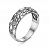 Серебряное кольцо «Венок» классическое