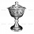 Серебряная ваза для варенья «Большая семья» с чернью
