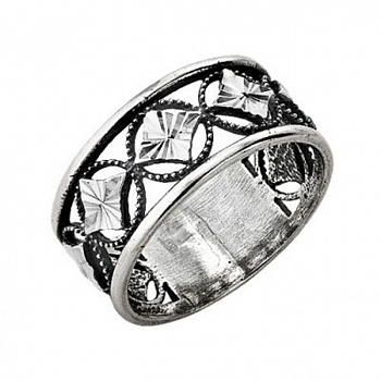 Серебряное кольцо «Герда»