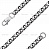 Мужская серебряная цепь «Сокол», 55 см