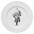 Фарфоровая декоративная тарелка «Котогитарист»
