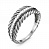 Серебряное кольцо «Вираж»
