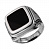 Серебряное кольцо-печатка «Тор»