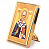 Латунная икона с позолотой «Николай Чудотворец»