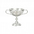 Серебряная ваза с цаплями