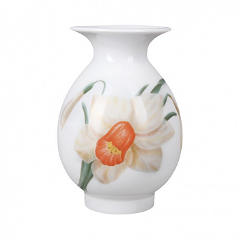 Фарфоровая ваза для цветов «Нарцисс»