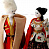 Пара коллекционных кукол в казачьих нарядах