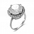 Серебряное кольцо с фианитом «Эпоха»