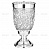 Серебряный бокал для вина «Цветочый»
