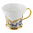 Серебряная чайная чашка «Астра»