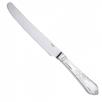 Серебряный столовый нож «Бантик»