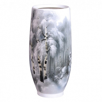 Фарфоровая ваза «Зимние березы»